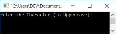 C++ program convert uppercase lowercase