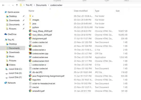 list files in directory c++