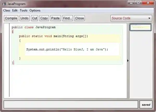 bluej setup for java