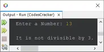 check number is divisible by 3 java