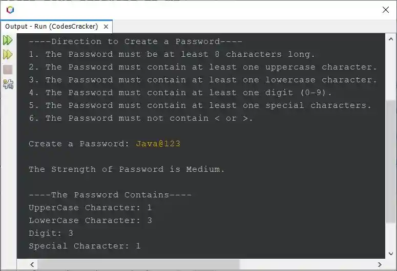 check password strength java