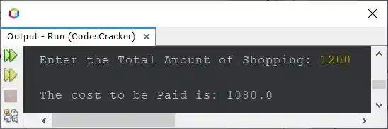discount program in java