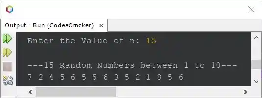 generate random whole numbers java
