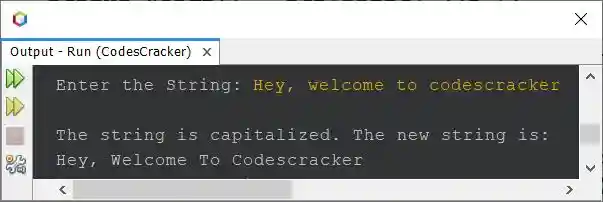 java capitalize each word in string