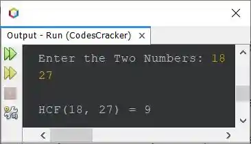 java find gcd of two numbers