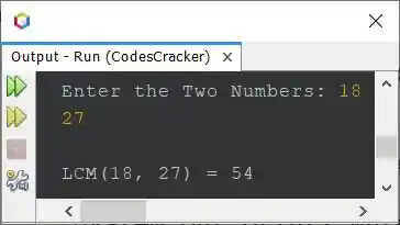 java find lcm of two numbers