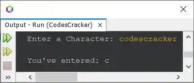 java get character input from user