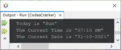 java program print date time