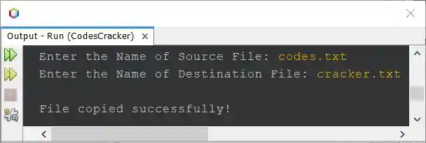 java program to copy file