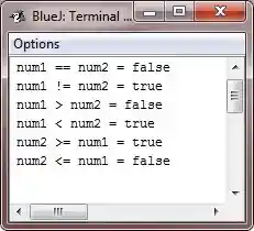 java relational operators