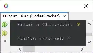 java take character input