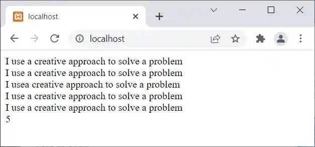 echo statement in php