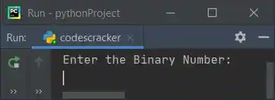 binary to octal python