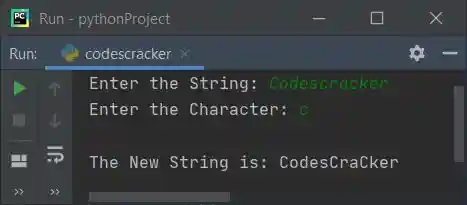 capitalize a character in string python