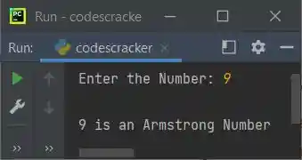 check armstrong number program python