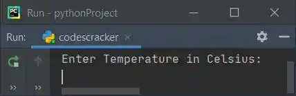 convert celsius to fahrenheit python