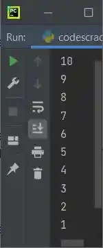 for loop in backward python