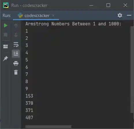 generate armstrong numbers python