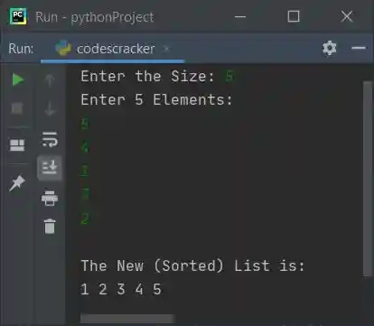 insertion sort in python