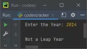 python check leap year using class