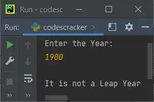 python check leap year