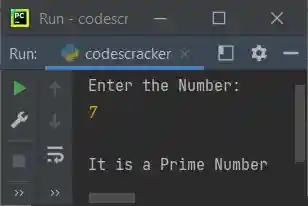 python check prime or not