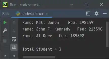 python class example program