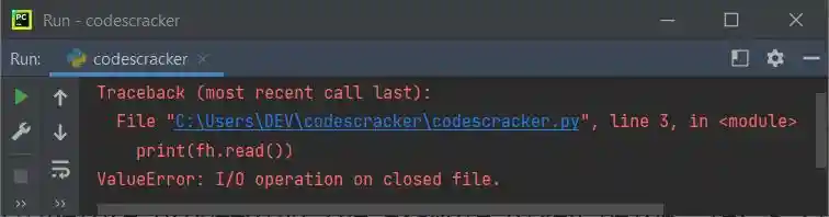 python close function example