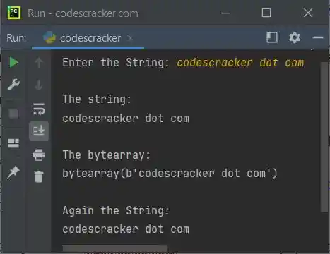 python convert bytearray to string