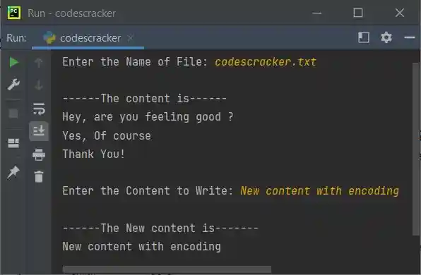 python encoding parameter in open