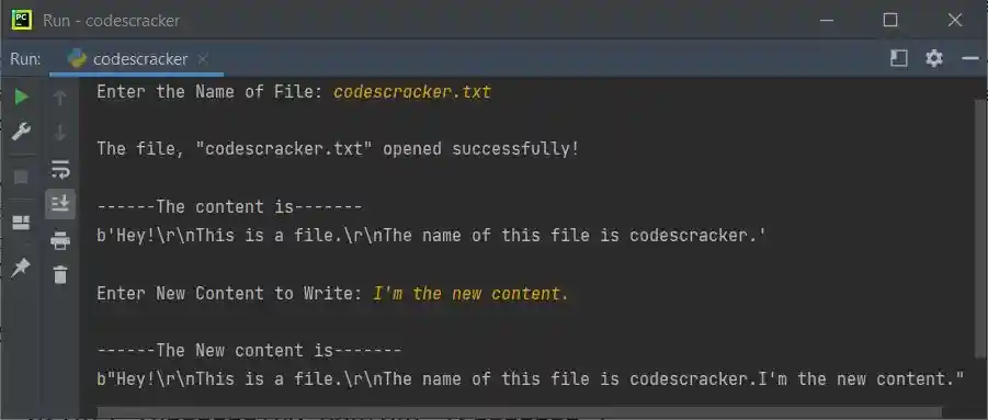 python file rb plus opening mode