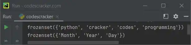 python frozenset function