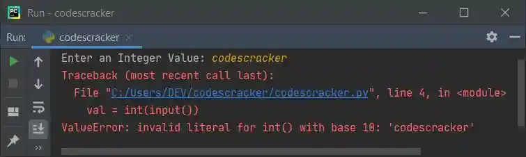 python get string character input from user