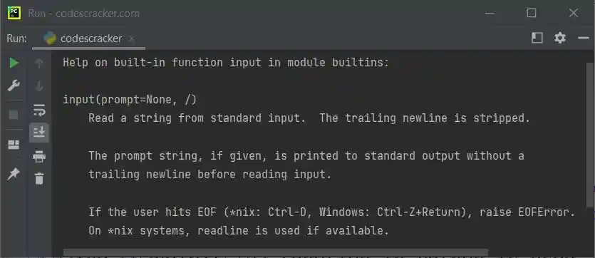 python help function