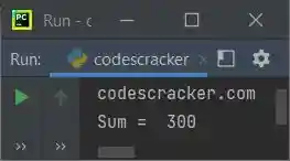 python identifiers example