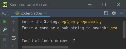 python index function