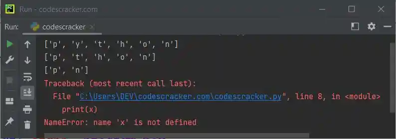 python list example code program
