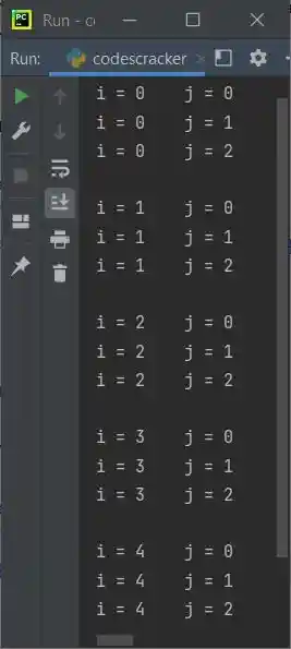 python loops example program