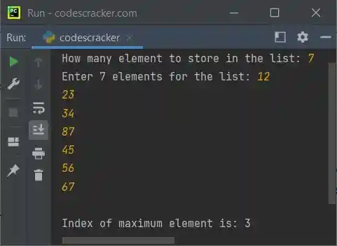 python max function example program