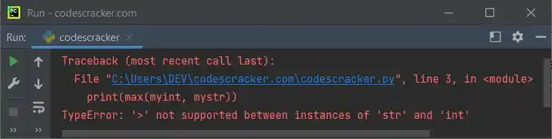 python max function program