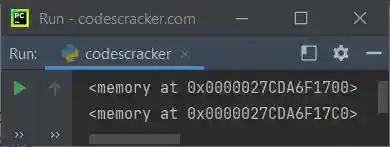 python memoryview function