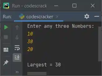 python nested ternary operator