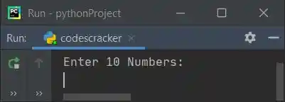 python print number at even position