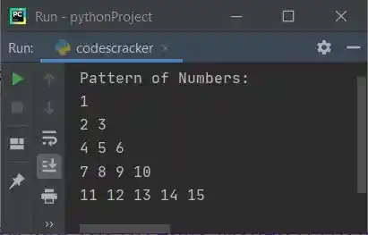 python print pyramid of stars