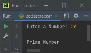 python check prime number