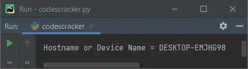 python program get hostname