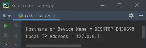 python program ip address