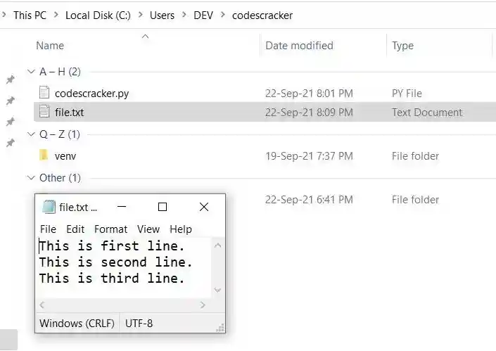 python readline function
