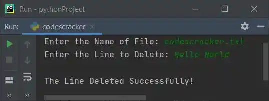 python remove specific lines from file