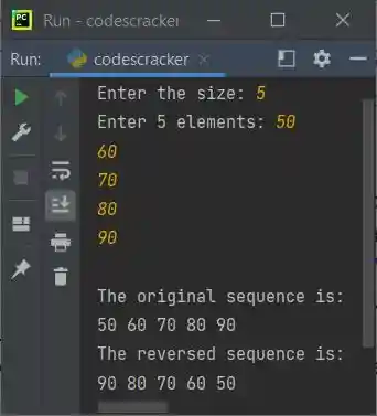 python reversed function